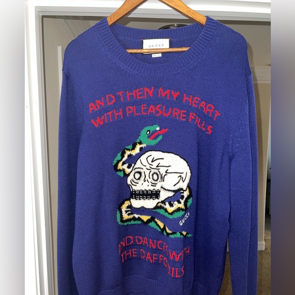 Printed Sweatshirt Gucci Skull Sweater Skull Print Sweater
